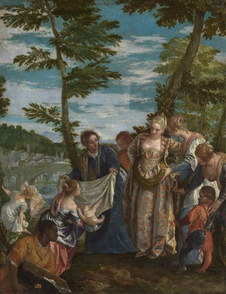 Imagen de Moisés salvado de las aguas