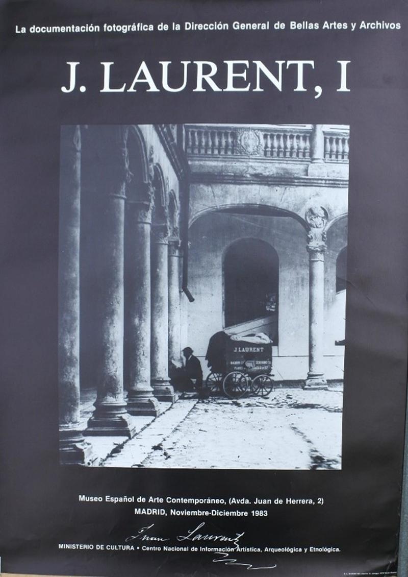 Imagen de Cartel de la exposición J. Laurent, I, realizada en el Museo Español de Arte Contemporáneo. Madrid