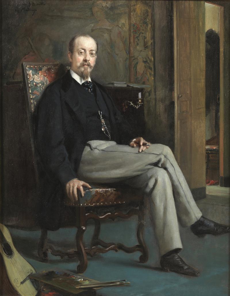 Imagen de <em>El pintor Benito Soriano Murillo</em> por Raimundo de Madrazo y Garreta
