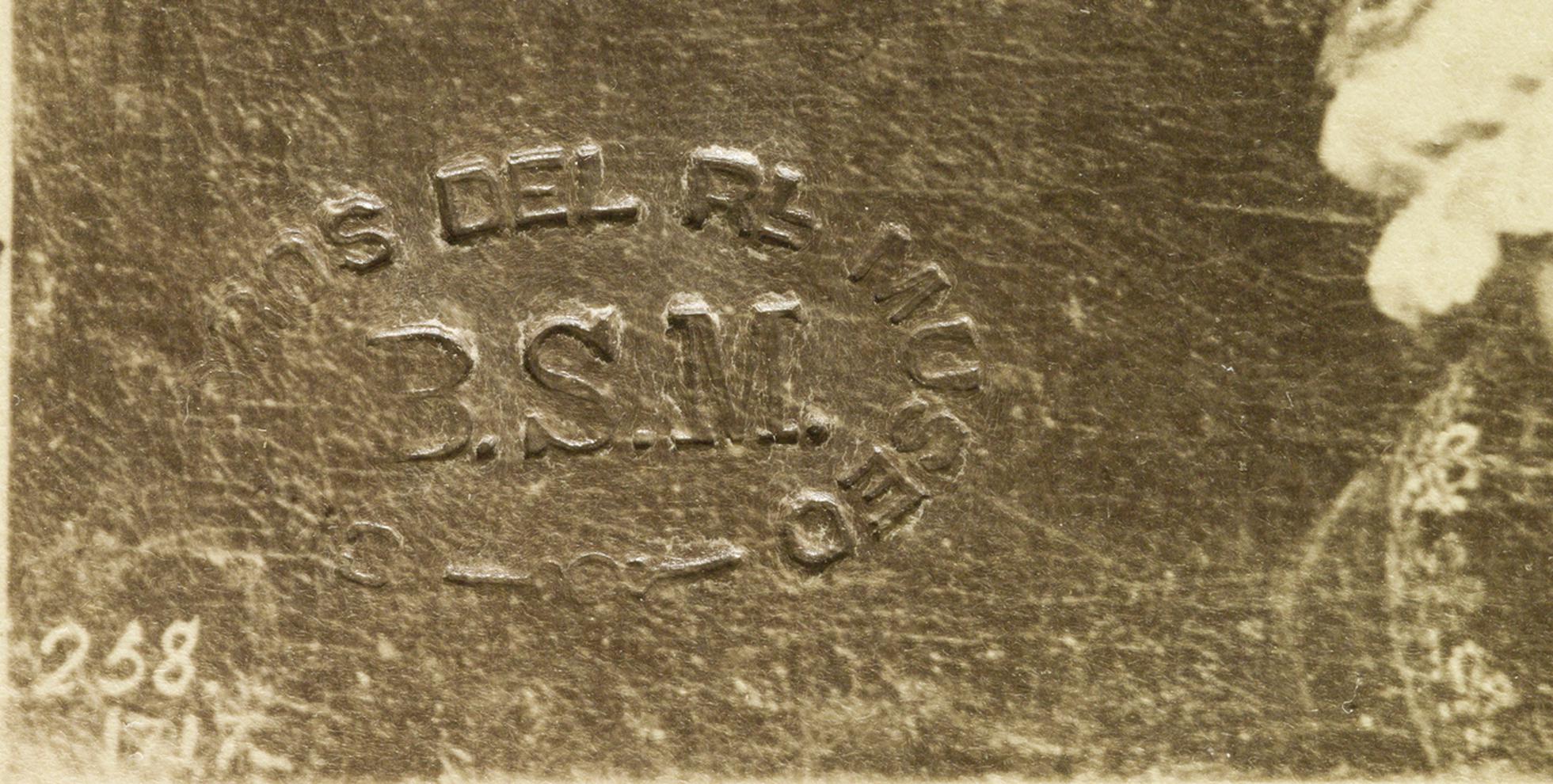 Imagen de Sello seco: Cuadros del Rl. Museo - Benito Soriano Murillo (B.S.M.)