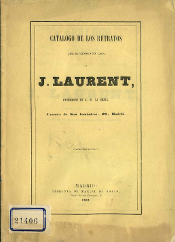 Imagen de J. Laurent Catálogo de los retratos