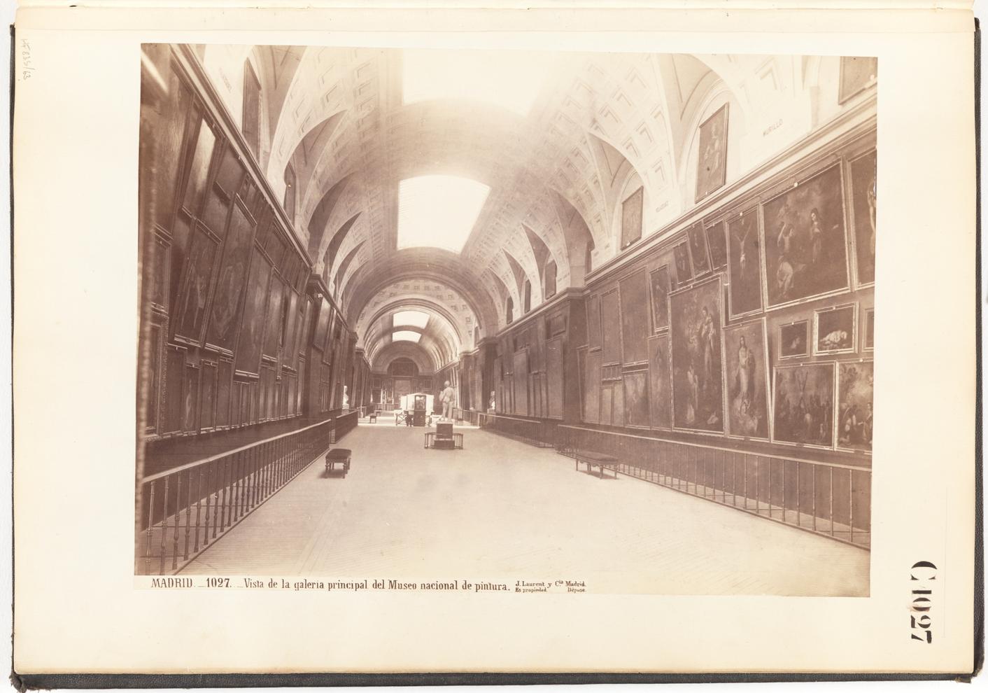 Imagen de vista de la Galería Central del Museo Nacional de Pintura y Escultura