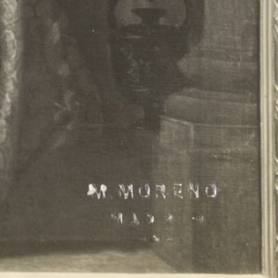 Sello seco de M. Moreno. HF07482