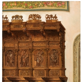 Estudio de la sillería de coro de Andrés de Nájera (Museo de Valladolid)